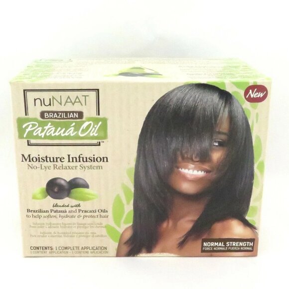 2X nuNAAT Brazilian Pataua Oil Moisture Infusion No-Lye Relaxer Normal Strength - Picture 4 of 4